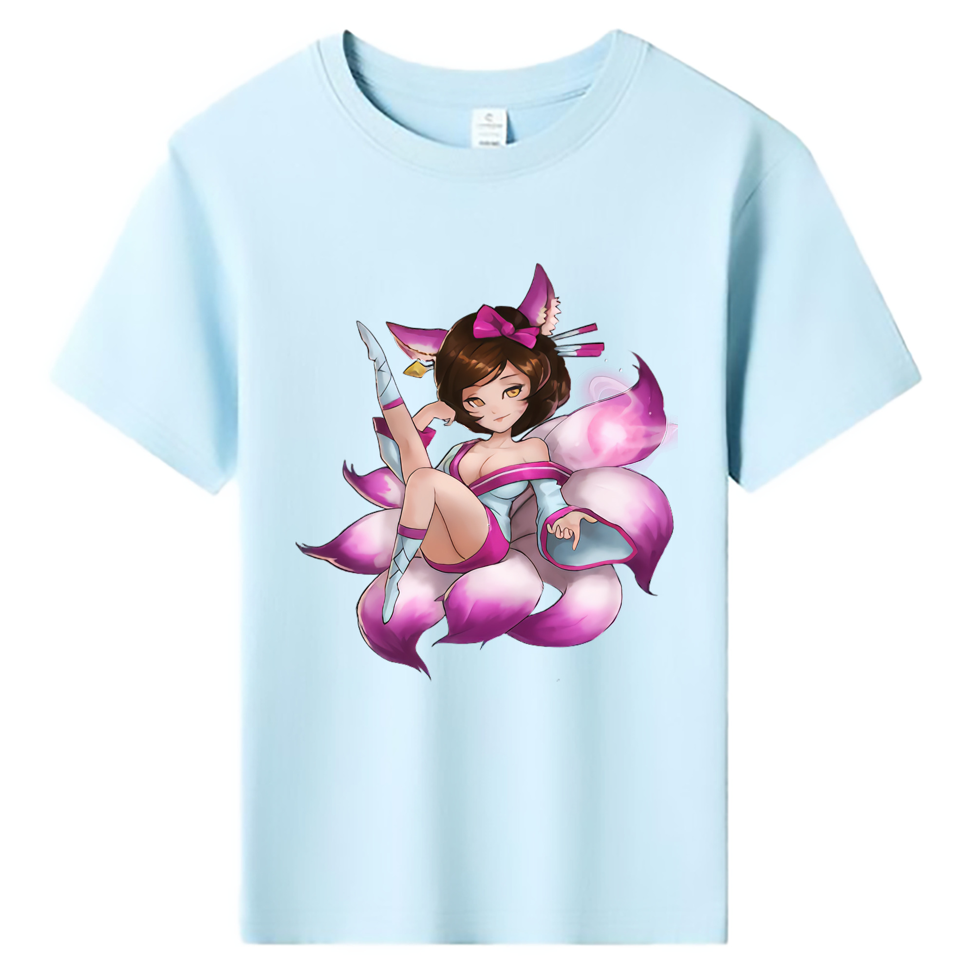 （画像用） リーグ・オブ・レジェンド League of Legends LOL 綿100％キッズTシャツ（フロントプリント）